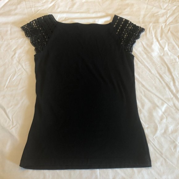 Ralph Lauren Black Short Sleeve Top Size Medium NWOT - Picture 4 of 5